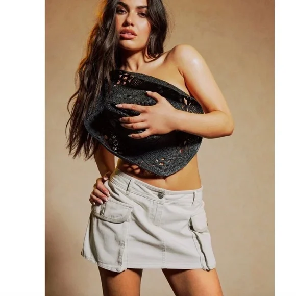 GARAGE | Mid-Rise Mini Cargo Skort (size large) - Picture 1 of 8